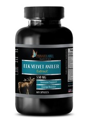 Deer antler velvet extract – ELK VELVET ANTLER 550mg – immune support mix – 1Bot