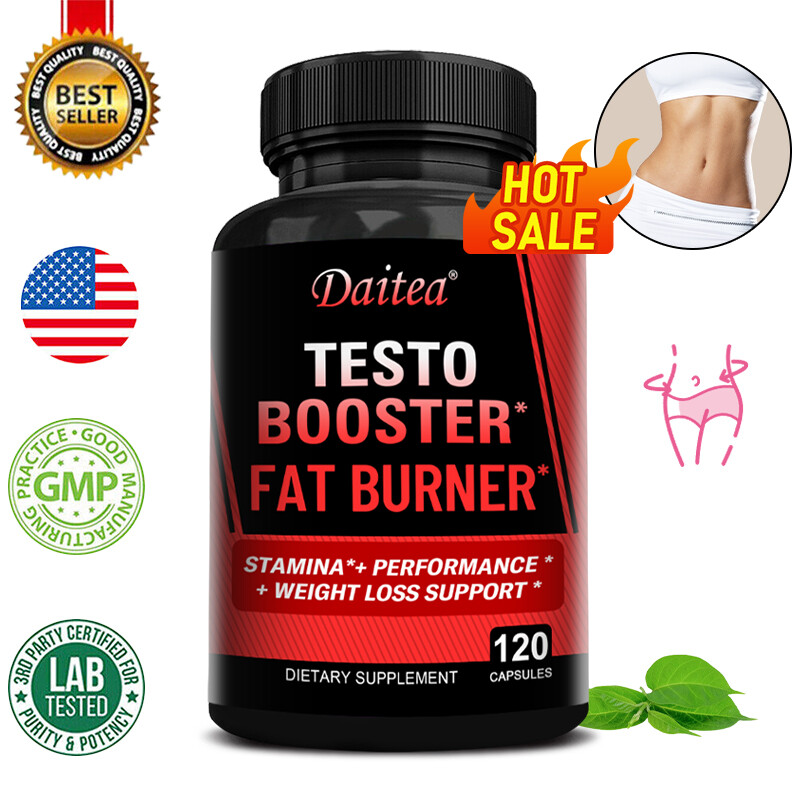 TESTO BOOSTER – Increase Muscle Mass Strength – Fat Burner Sexual Performance