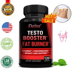 TESTO BOOSTER – Increase Muscle Mass Strength – Fat Burner Sexual Performance