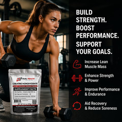 Creatine Monohydrate 200 Mesh (5g) Pure Dual Health Bulk Supplements Strength