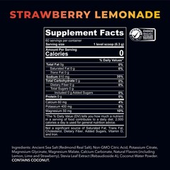 REDMOND ReLyte Hydration Electrolyte Powder Mix Strawberry Lemonade