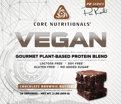 VEGAN PROTEIN – Core Nutritionals – Chocolate Brownie Batter [2lbs]
