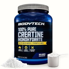 Creatine Monohydrate Powder Unflavored 5g 60 Servings Pre Workout