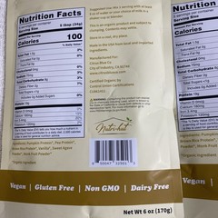 Lot Of 3, Nutri Hut, Plant Based Protein Powder, 6 oz Each Vanilla, (T746)