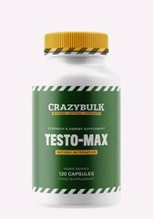 Crazybulk Natural TESTO-MAX 120 Capsules – FREE SHIPPING WORLDWIDE
