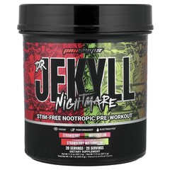 Dr. Jekyll Nightmare, Stim-Free Nootropic Pre-Workout, Strawberry Watermelon, 1
