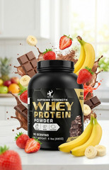 Supreme Strength Whey Protein Powder 5 LBS/ Chocolate