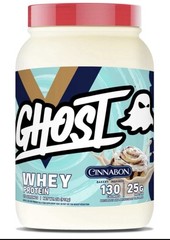 Ghost 100% Whey Protein CINNABON 🥮 – 2 Pound Keto Brand New FREE SHIP!