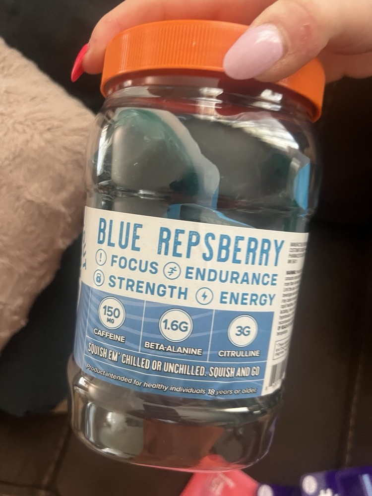 Blue Repsberry Squish Pre Workout 12 Servings. Exp 11/26. New Sealed