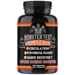 Testosteron Booster Monster Test + Monster Test N.O Nitric Oxide Support 2pk