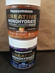 2X Happyummmm Creatine monohydrate chews Grape and orange flavored