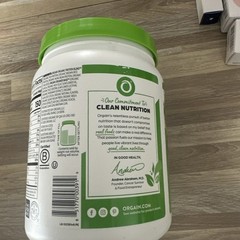 12/26 Orgain Organic Vegan Protein Powder, Creamy Chocolate Fudge – 21g Plant Pr