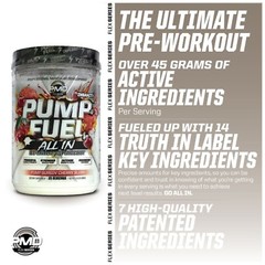 Pump Fuel ALL IN Insanity Ultimate Muscle Pump Supplement & Pre Workout Powder