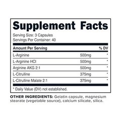 Primaforce Nitric Oxide Booster (2,250mg, 120 Capsules) – 40 Servings of Our for