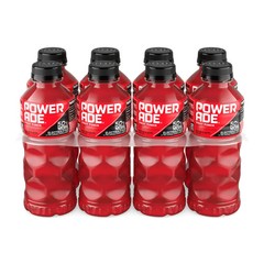 POWERADE Fruit Punch Electrolyte Sports Drink Bottles, 20 fl oz, 8 Pack