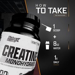 Nutrex CREATINE Monohydrate Bulk Powder Micronized Unflavored 400 Svg 2000 Grams