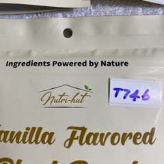 Lot Of 3, Nutri Hut, Plant Based Protein Powder, 6 oz Each Vanilla, (T746)