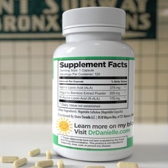 Dr. Danielle Alpha-Lipoic Acid Neuropathy Support Non-GMO Gluten-Free Veg