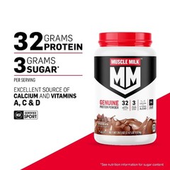 Vanilla Protein Powder 32g Protein per Serving 1.9lb 30.9oz for Muscle Support