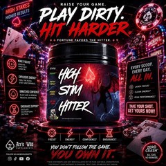 High Stim Hitter Extreme Pre-Workout Project M x High Stim Ace