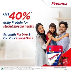 Protinex Health Supplement And Protein Mix For Adults Chocolate Flavor, 400g Jar