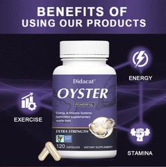 Oyster extract capsule | promotes muscle repair | no fishy odor easy absorption