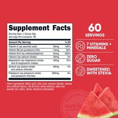 Nutricost Electrolytes Complex Powder (Watermelon) 60 Servings – Zero Sugar