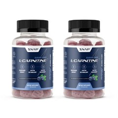 Sugar Free Natural Energy L Carnitine Gummy – Pre Workout, Recovery – 2 Pack
