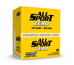 All-Sport Zero – Sports Drink Sticks – 50 Sticks Pineapple Coconut