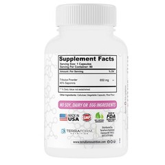 Tribulus Terrestris for Women 650mg – Natural Libido Booster – 90 Day Supply