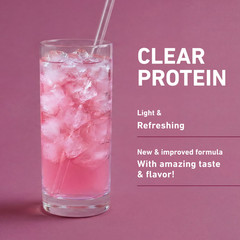 Isopure Clear Low Carb 100% Whey Protein Isolate Powder Mixed Berry, 20g Protein