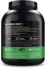 Vanilla Serious Mass Protein Powder – 6lb Weight Gainer with Creatine & Vitamins