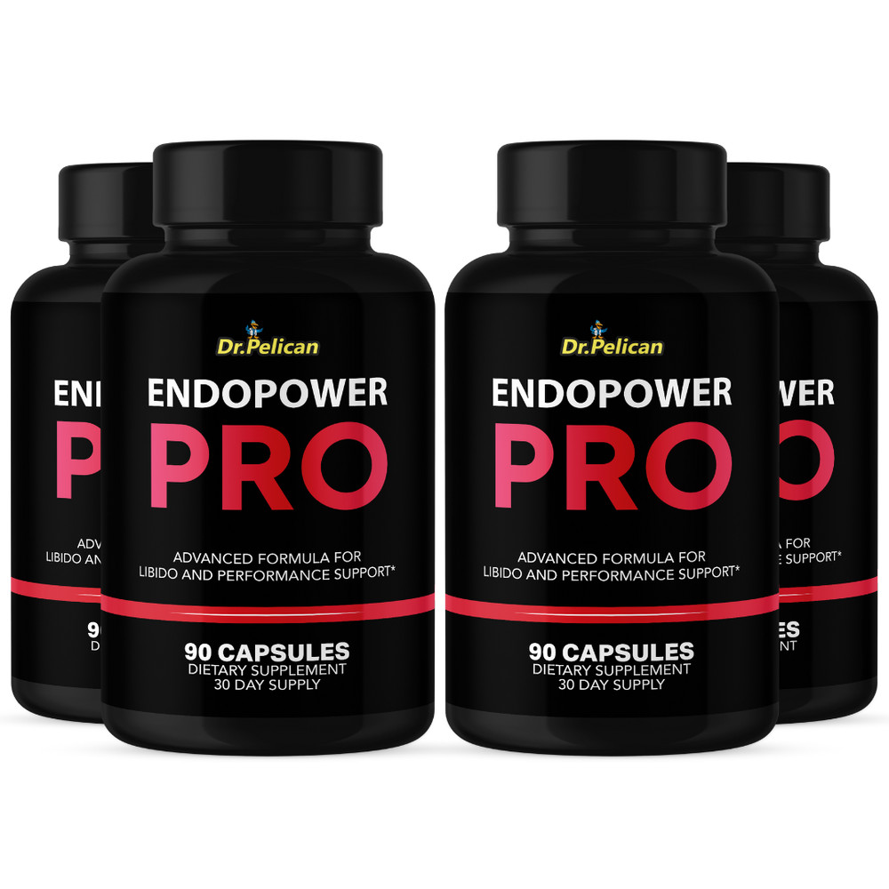 Endopower Pro- Bodybuilding & Men’s Health Support- 4 Bottles- 360 Capsules