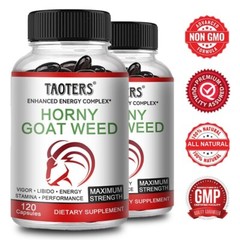 Premium Horny Goat Weed with Maca Root 1000 Mg Stamina Booster for Men and Women