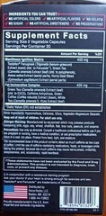 FORCE FACTOR TEST X180 IGNITE TOTAL TEST BURN FAT SEX DRIVE SUPPLEMENT 60 CAPS!!