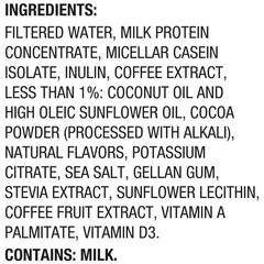 Oikos 30g Protein Shake, Mocha Latte, Shelf Stable, High 3 Fl Oz (Pack of 4)