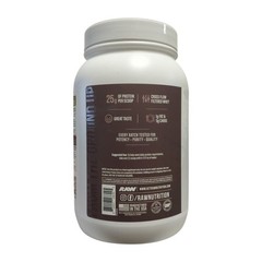 RAW 25g Grass Fed Whey Isolate Protein Powder, Chocolate, 2lbs