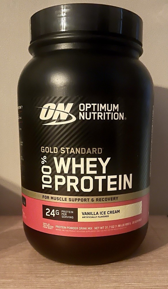 Optimum Nutrition Gold Standard 100% Whey Protein Vanilla Ice Cream 1.98 LB