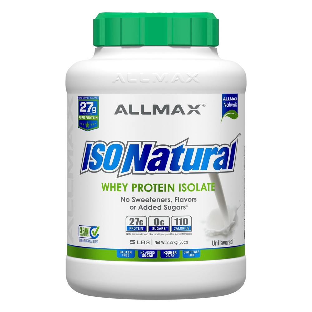 Unflavored Whey Protein Isolate Powder 1 Pound Natural Gluten Free 99 Lactose…