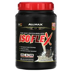 Isoflex, 100% Pure Whey Protein Isolate, Cookies & Cream, 2 lbs (907 g)