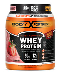 Body Fortress Super Advanced Whey Protein Strawberry 60g 1.78LB