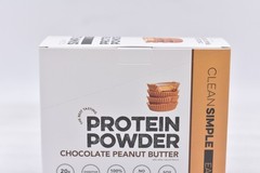 Clean Simple Eats Protein Powder Chocolate Peanut Butter – 10 Pack Exp: 06/27