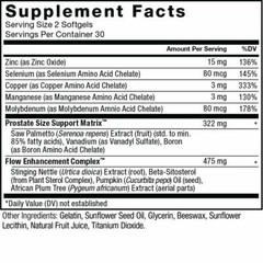 Force Factor Prostate – Prostate Support w/ Beta-Sitosterol & Saw Palmetto