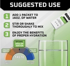 2 New Age Performance Hydration Booster Lemon Lime Electrolyte Drink Mix Recover