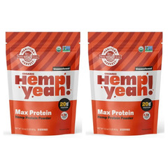 Manitoba Harvest Organic Hemp Yeah! Max Protein Unsweetened 32 oz (Pack of 2)