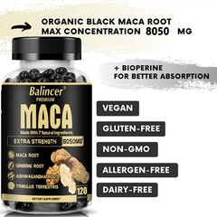 Maca Root Enhances Desire And Motivation For Health Boost Energy Vegan Non GMO