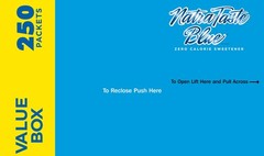 NatraTaste Blue Zero Calorie Sweetener, Bulk Sugar 8.82 Ounce (Pack of 1)
