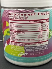Alani Nu Pre-Workout ~ Cherry Twist ~ 10.9 oz ~ 30 Servings