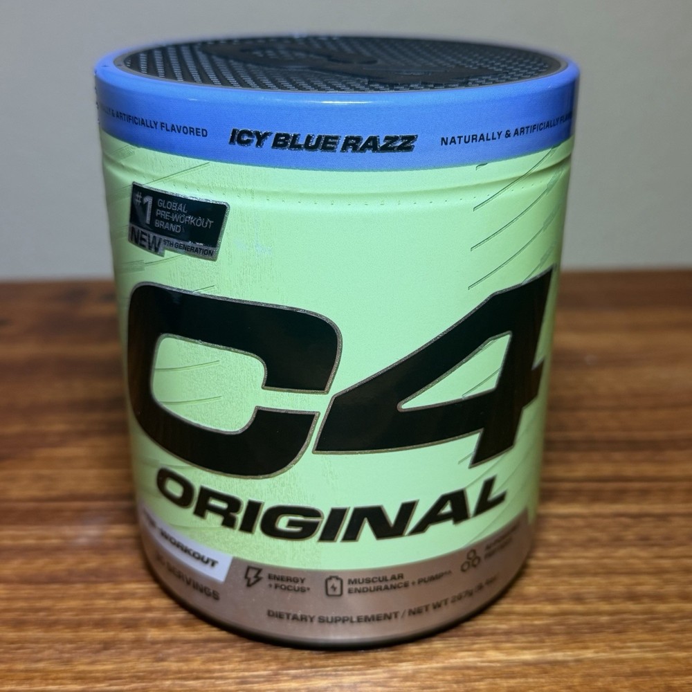 C4® Original, Pre-Workout, Icy Blue Razz, 9.4 oz (267 g) 04/2026 NEW