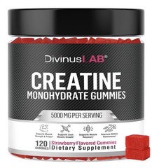 Creatine Monohydrate Gummies 5g Pre Workout For Building Muscle 4 PACK – 120 Ct
